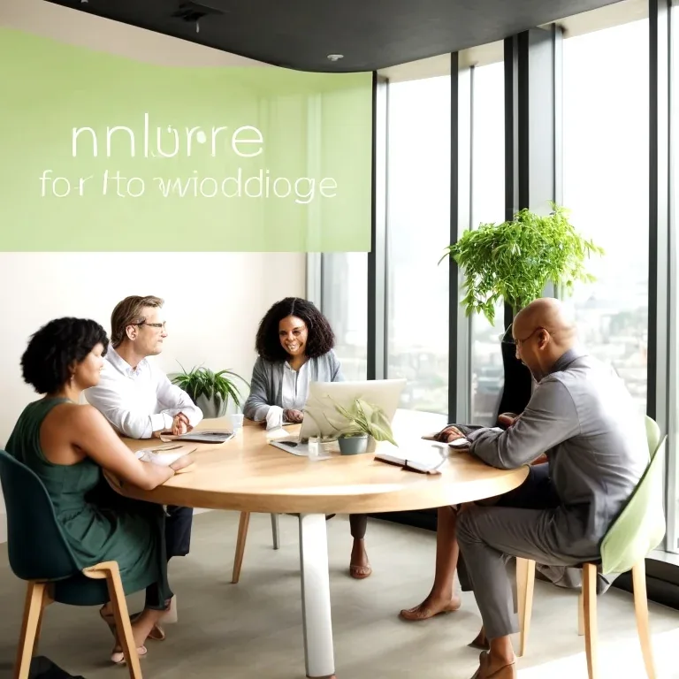 Sessão de liderança consciente em sala executiva